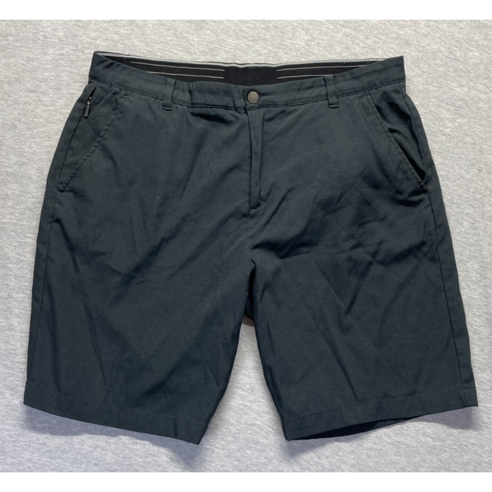 Kirkland Signature Performance Golf Chino Shorts Mens 38 Dark Gray Slash Pockets
